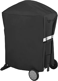 GRISUN Grisun 7113 Grill Cover for Weber Q100/Q1000/Q200/Q2000 Grills with Portable Cart, Anti-Fade Waterproof Grill - Image 1