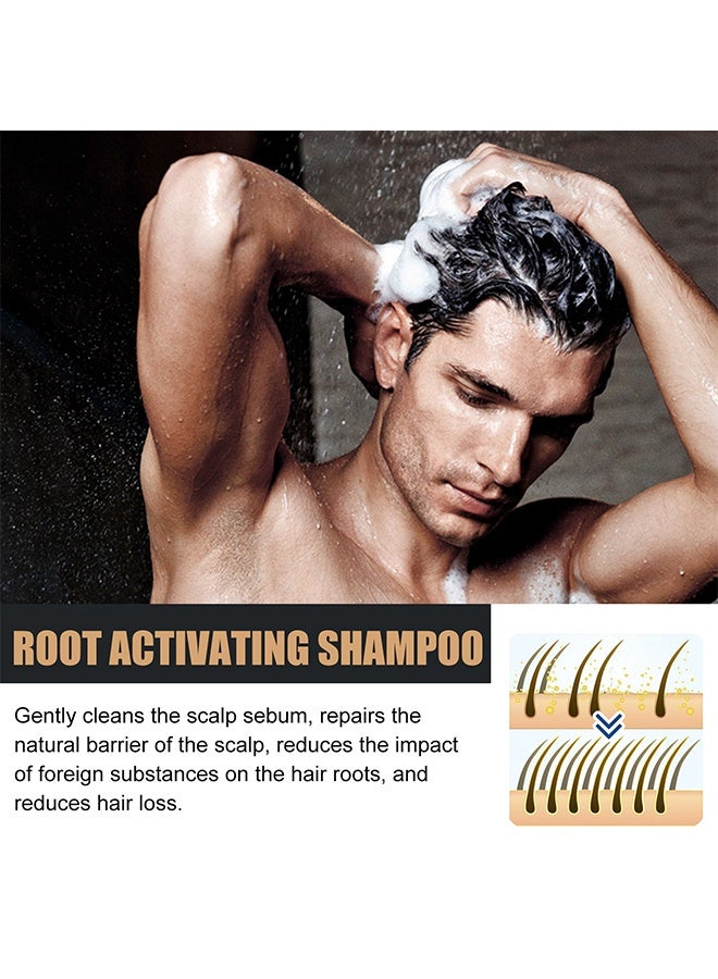 EELHOE Root Activating Shampoo-Strengthen Hair Root, Anti Falling And Firm Hair, Thick And Fluffy Hair, Soft And Strong Hair Repair And Care Shampoo 100ml - Image 4