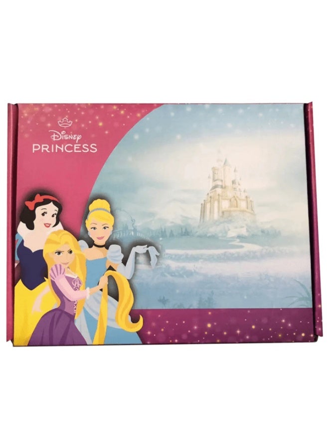 ديزني برنسيس علبة غداء ديزني برينسيس بعجلات، 4 أقسام، قفل مزدوج، مصنوعة من مادة التريتان، متعددة الألوان - Image 5