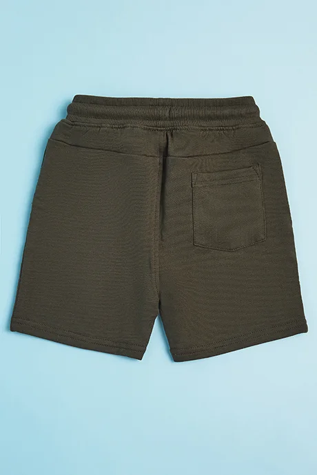 أر أند بي Appliqued Shorts with Drawstring Waist
