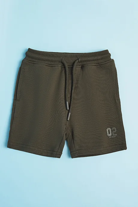 أر أند بي Appliqued Shorts with Drawstring Waist