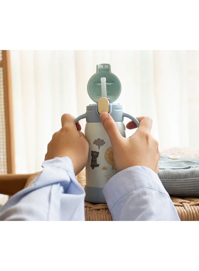 Zojirushi  Stainless Steel Vacuum Bottle 0.32L Blue  | Best Price UAE