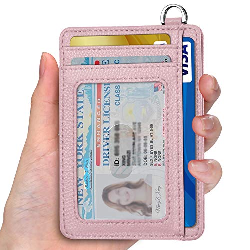 EcoVision Slim Minimalist Front Pocket Wallet, RFID Blocking Credit Card Holder Wallet with Detachable D-Shackle for Men Women - Image 2