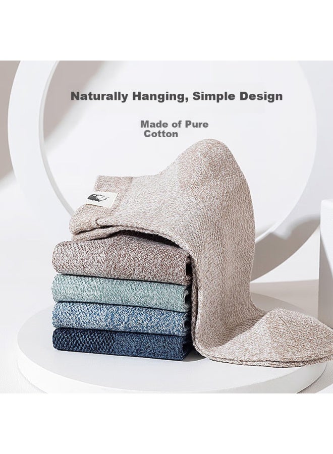 LANG SHA Langsha Men's Short Tube Cotton Summer Antibacterial Deodorant Breathable Mesh Men's Cotton Socks Shallow Low-cut Short Socks - Image 1