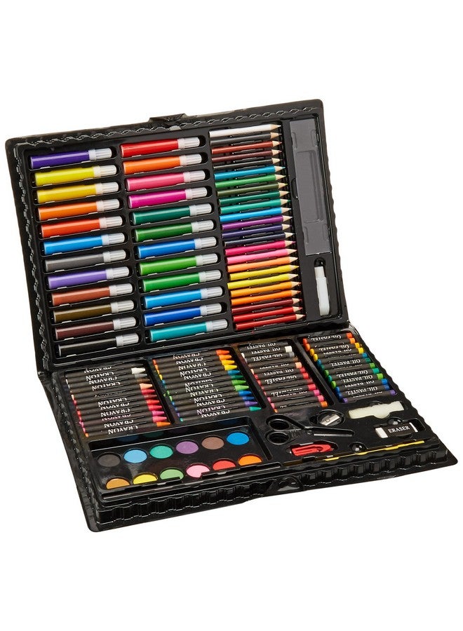 داريس مجموعة داريس الفنية الفاخرة المكونة من 120 قطعة - لوازم فنية للرسم والتلوين والمزيد في علبة بلاستيكية - تشكل هدية رائعة للأطفال والكبار - Image 1