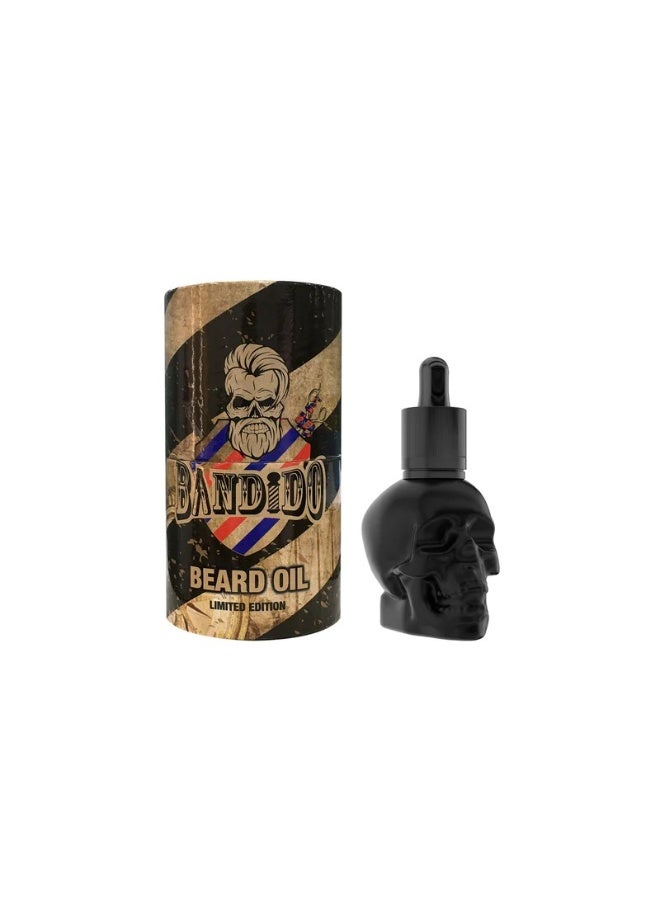 Bandido Beard Oil 40ml Black| Nourishing Beard Oil for Soft & Healthy Beard | Moisturizing Men's Beard Care - Image 1