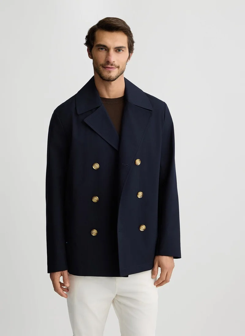 Liu Jo Short Double-Breasted Trench Coat