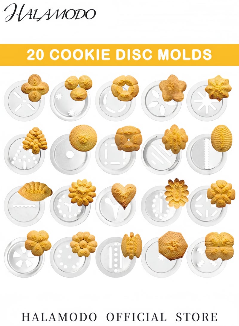 HALAMODO Biscuit Maker Cookie Gun 10106893 Silver - Image 3