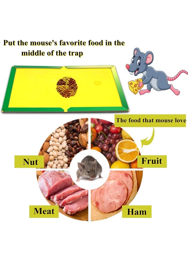 5 Pack Large Mouse Glue Traps with Enhanced Stickiness Glue Traps for Rat, Rodent and Household Traps Sticky Pad Board - Image 3