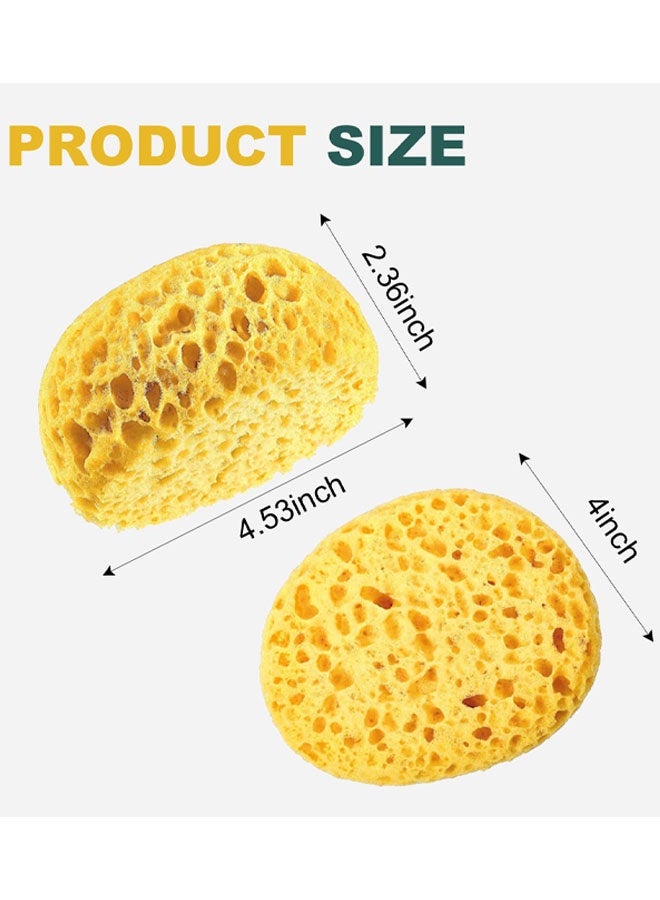 Soft Honeycomb Bath Sponges,Extra Large Luxury Bath Sponge,Puff Sea Sponge,Sponges Bath For Skin Care - Image 2
