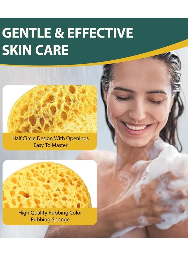Soft Honeycomb Bath Sponges,Extra Large Luxury Bath Sponge,Puff Sea Sponge,Sponges Bath For Skin Care - Image 4