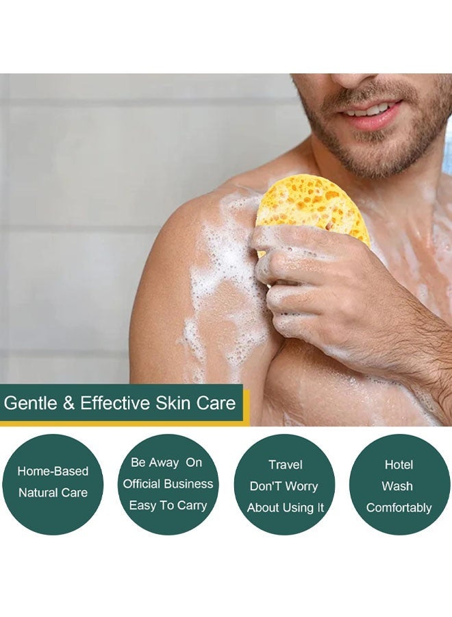 Soft Honeycomb Bath Sponges,Extra Large Luxury Bath Sponge,Puff Sea Sponge,Sponges Bath For Skin Care - Image 3