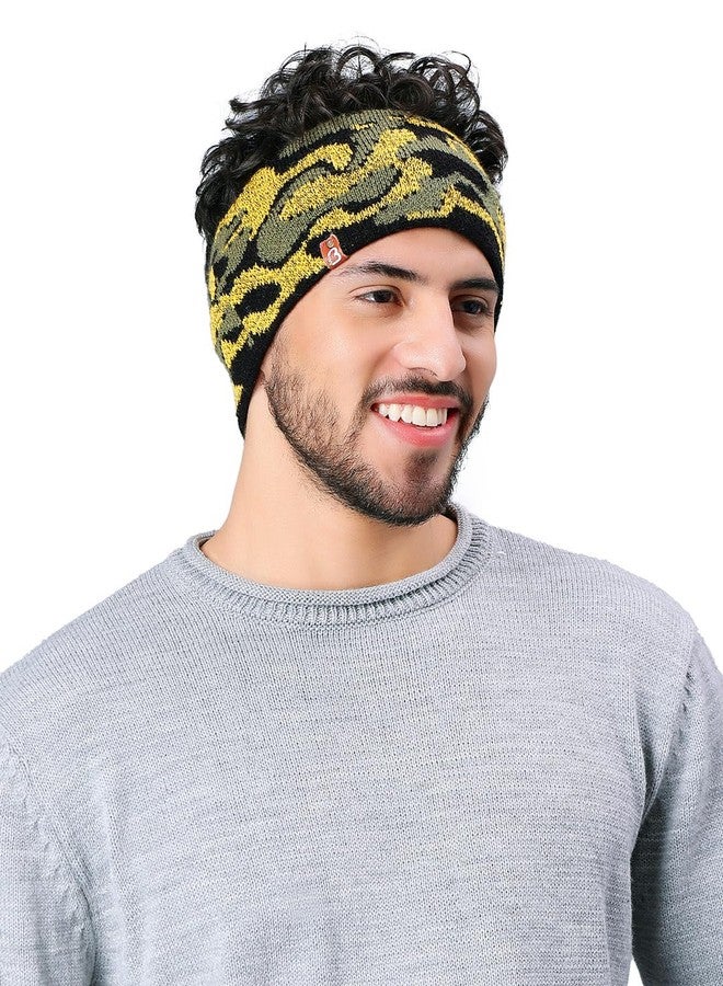 طوق رأس وأذن من الصوف المحبوك من بهاراتاسيا (متعدد الألوان) - Image 1
