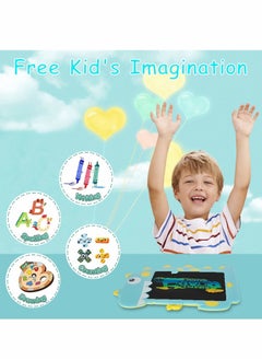 Y&D LCD Writing Tablet for Kids Portable Electronic Drawing Board Dinosaur Shape Pad 8.5 Inch Light with Lock Function Erasable Doodle Gift Boy Girl  - Image 4
