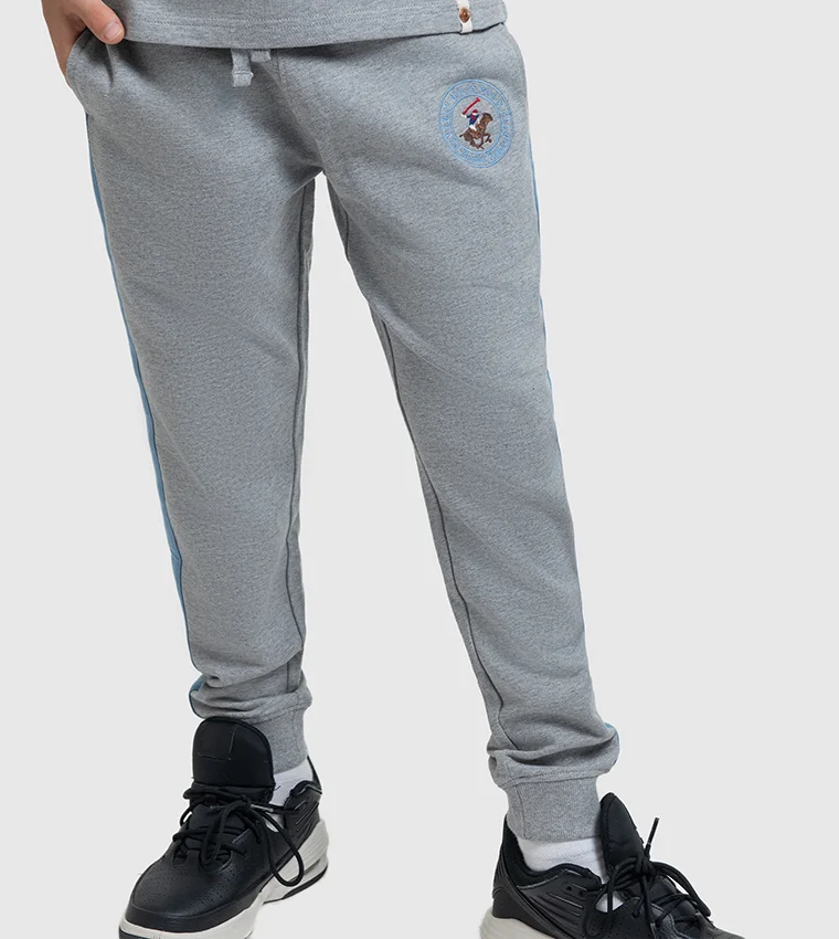 بيفرلي هيلز بولو كلوب بنطلون رياضي بخصر مطاطي مطرز بشعار