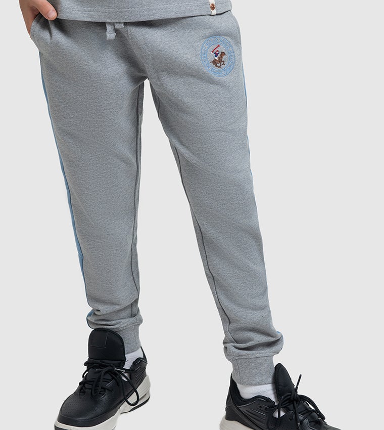 بيفرلي هيلز بولو كلوب بنطلون رياضي بخصر مطاطي مطرز بشعار