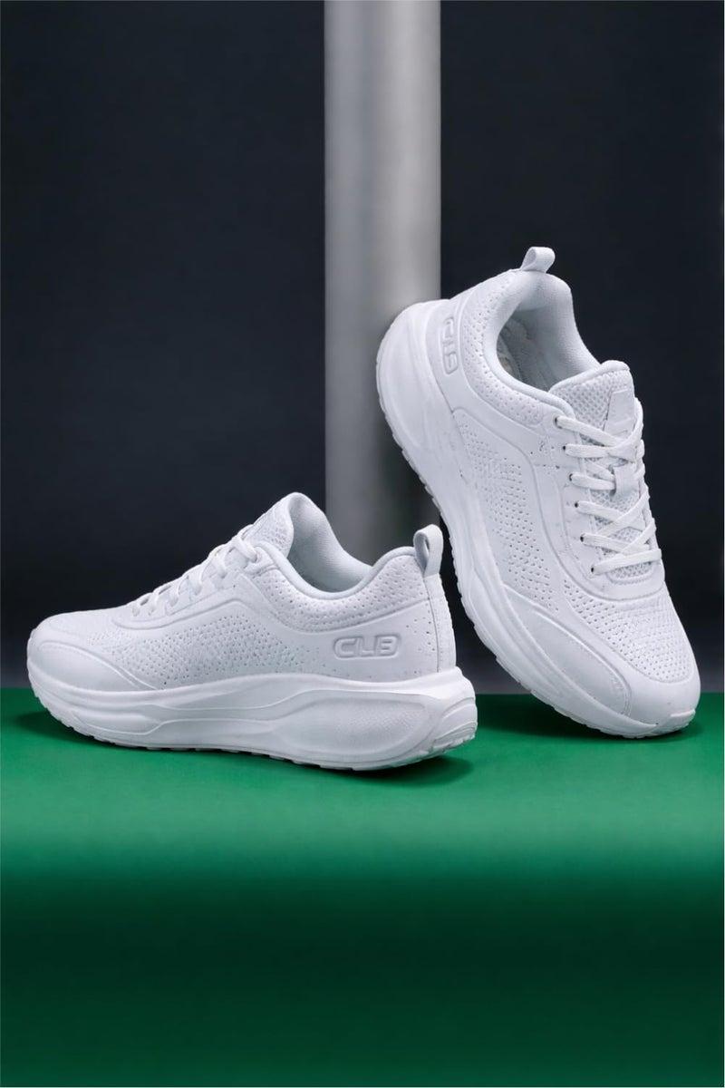 Columbus Sonatina Running Shoes|Walking Shoes| Training & Gym Shoe | Outdoors Shoe for Men White & L.Gray (07) - Image 2
