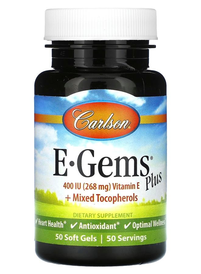 E-Gems Plus 400 IU (268 mg) 50 Soft Gels