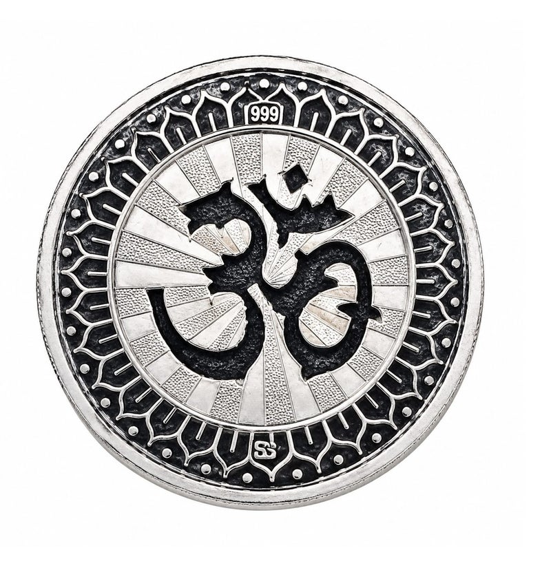 KHUSHBOO JEWELS 10G 999 FINE PURE SILVER GANESH JI  COIN - Image 2