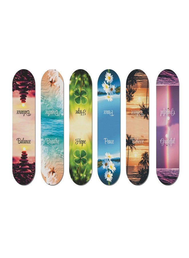 Papboo Pack of 6 Spiritual Bookmarks,Matte Finished Gifts for Book Readers Writers,Aesthetic Bookmarks - Image 4