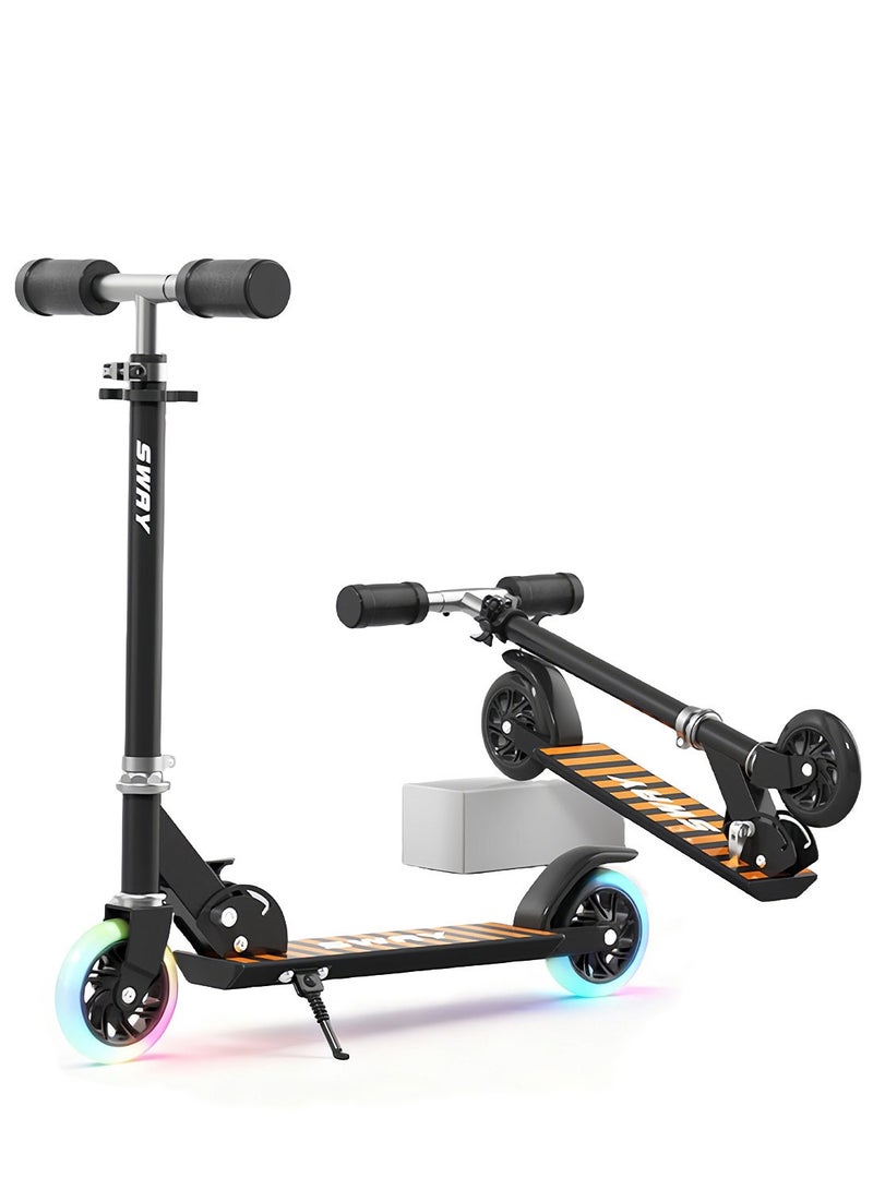 sway سكوتر قابل للطي، مع مقبض قابل للتعديل، سهل الطي، للأطفال من 6-12 سنة - Image 1