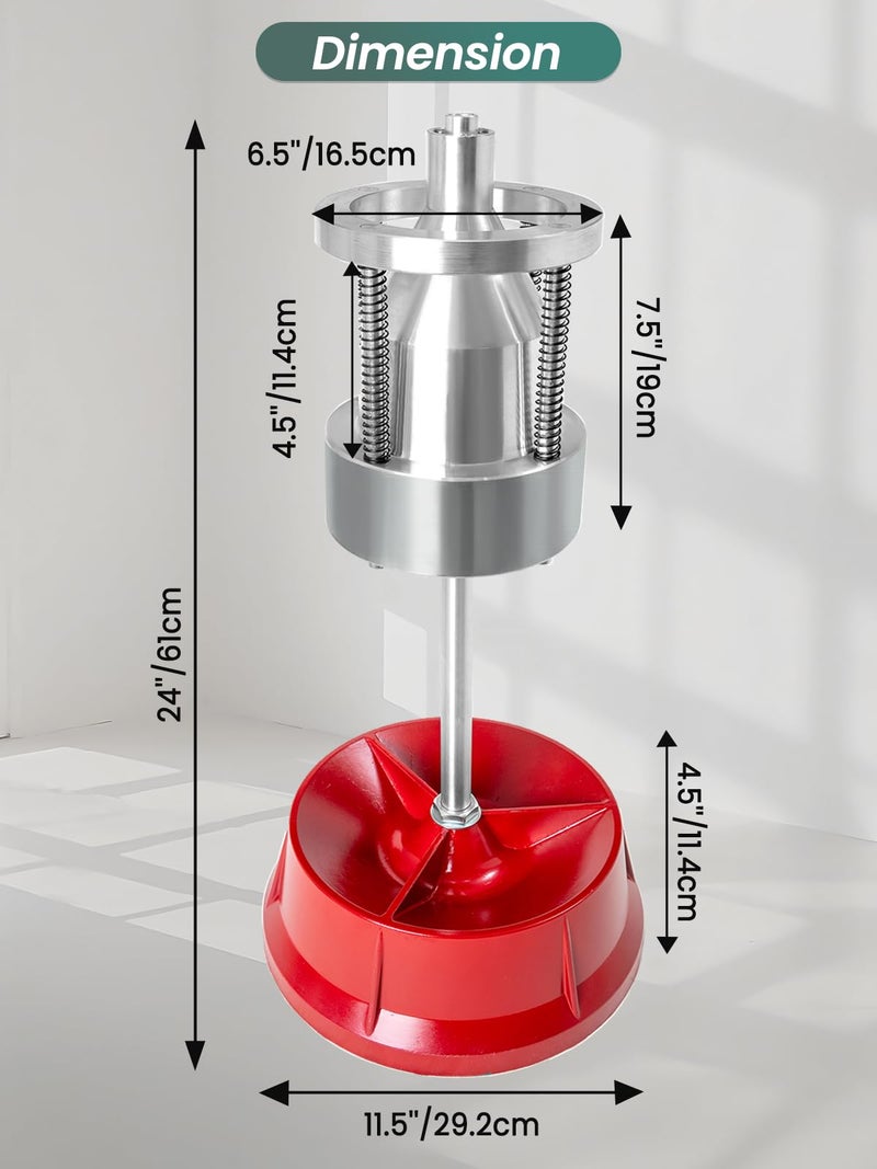 Punmew Tire Balancer Portable Bubble Wheel Balancer Tire Changer with Bubble Level for Car Light Truck Wheel Balancing - Image 3