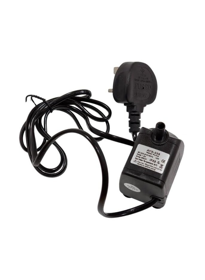 Submersible Water Pump – 10W, Max Height-1.2Mtr, 600 L/H – Quiet Fountain Pump for Aquarium, Rockery, Hydroponics  - Image 1