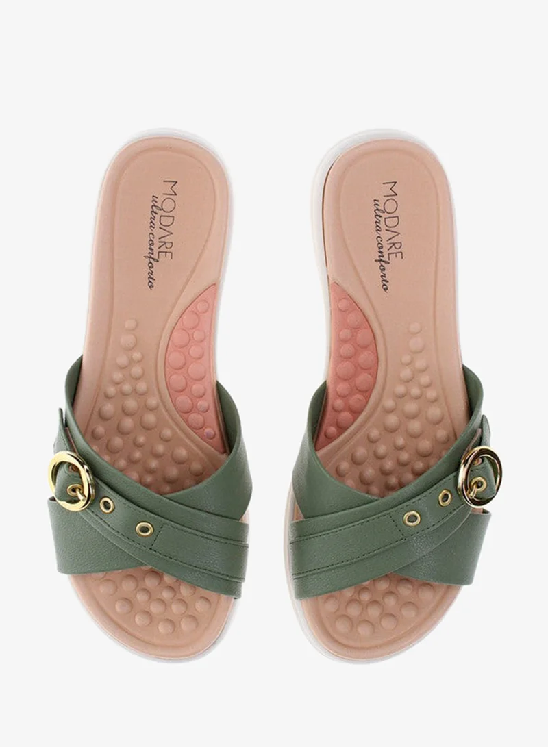 Modare Sage Flat Sandals for Women – Stylish Ladies Flat Sandals & Comfortable Flat Slippers for Women | Best Price UAE