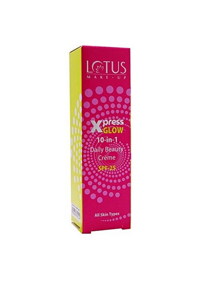 Lotus Makeup Xpress Glow 10 In 1 Daily Beauty Cream Bright Angel Spf 25 30G  - Image 5
