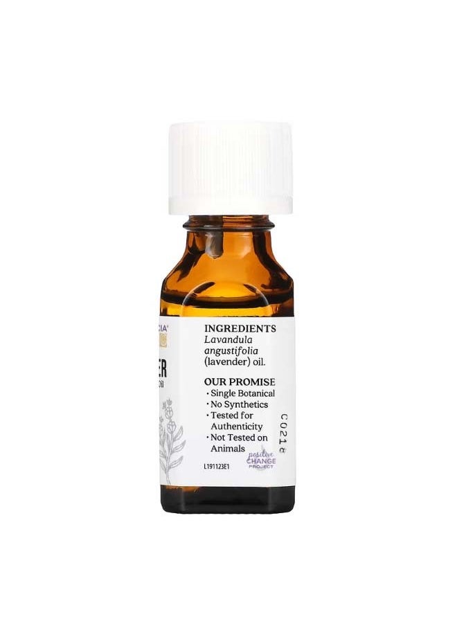 Aura Cacia Pure Essential Oil Lavender 0.5 fl oz 15 ml  - Image 2