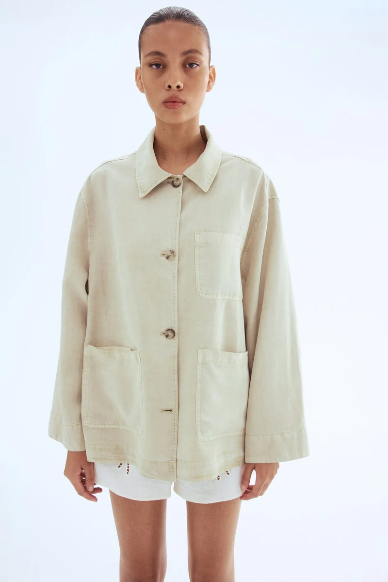 اتش اند ام جاكيت من مزيج اللايوسل