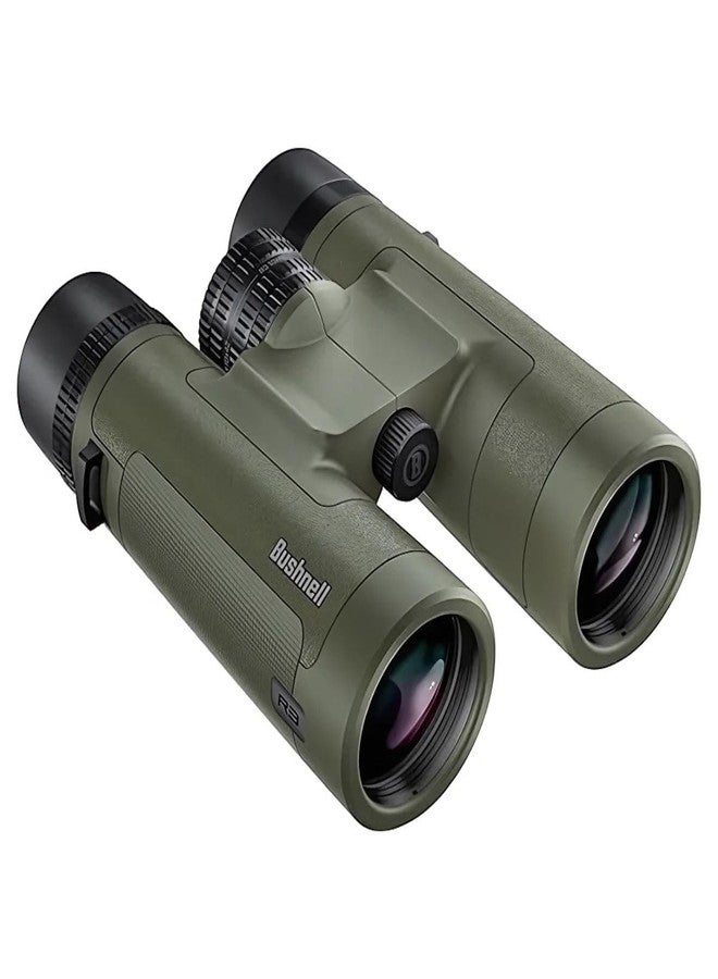 Bushnell R3 10x42 Binoculars with Vault Lite Bino Chest Harness, HD Optical System, Fully Multi-Coated Lenses, EXO Barrier, IPX7 Waterproof - Binoculars for Bird Watching and Wildlife Observation - Image 1