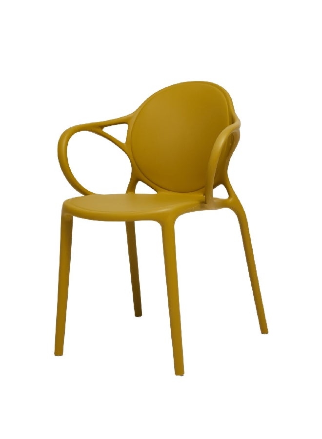 LIVING ACCENT Gardy High-Quality and Durable Outdoor Arm Chair Ginger 80 x 56 x 56 cm 366-APP #37 GINGER