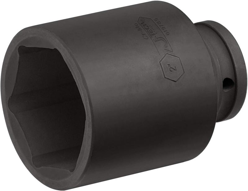 Jetech 3/4 Inch Drive 2 Inch Deep Impact Socket, Made with Heat-Treated Chrome Molybdenum Alloy Steel, 6-Point Design, SAE - Image 1