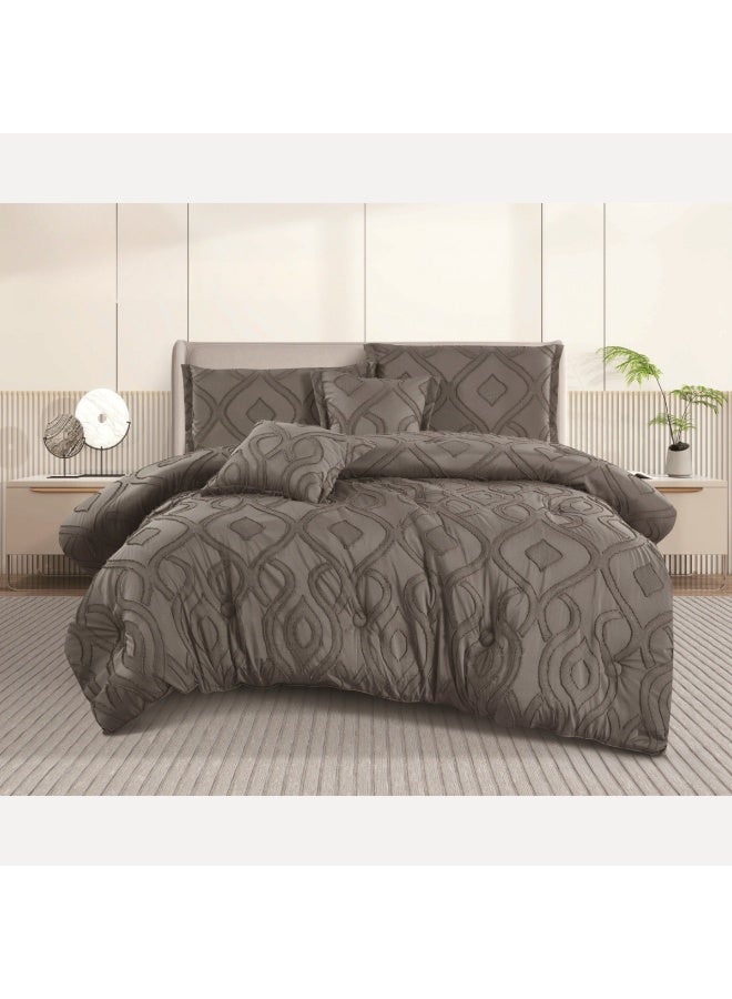 سمارت هوم طقم لحاف نفر واحد نظام وجهين مفرش مكون من ٤ قطع , لحاف ٤ قطع , مايكروفايبر 100% لحاف مقاس 230 سم في 170 سم - Image 1