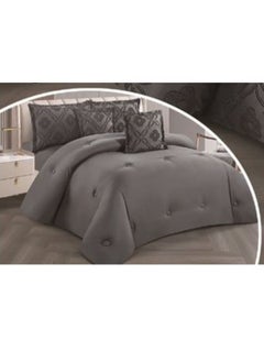 SMART HOME Comforter set for one person, two-sided mattress consisting of 4 pieces, comforter 4 pieces, 100% microfiber, comforter size 170 X230 cm  - Image 2