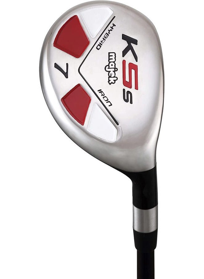 Majek Golf Men's #7 Hybrid Regular Flex Right Handed New Utility R Flex Club - Image 1
