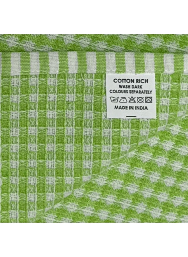 BLOR Multipurpose Microfiber Cleaning Cloth 5 Pieces - Kitchen Towel Set for Dish Drying, Reusable, Super Absorbent & Lint-Free, Multi-Purpose Microfibre Cloth for Home & Kitchen (Green) - Image 2