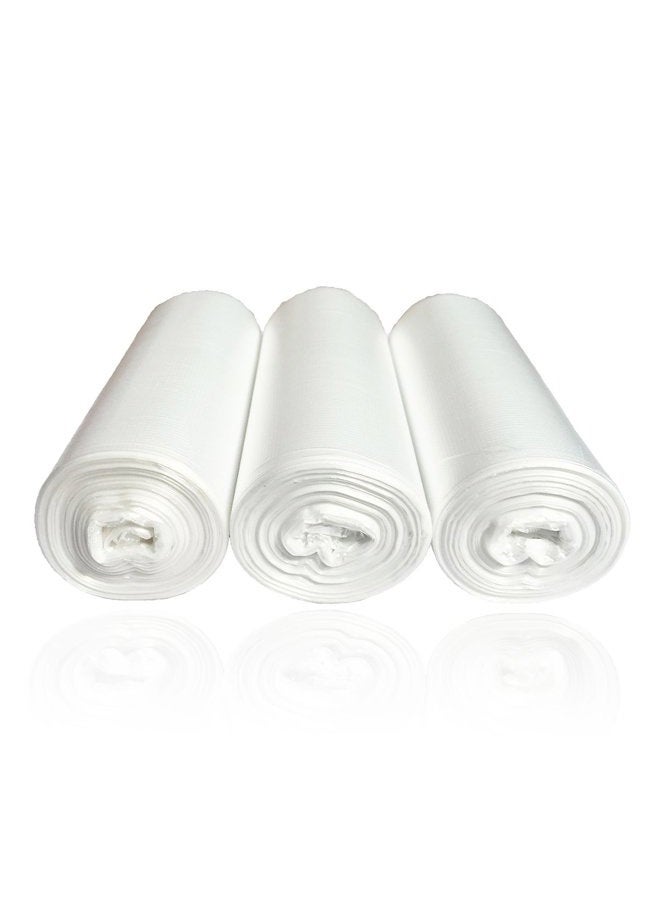 SOSOHOME 2 Gallon Small Trash Bags, Clear, 150 Counts/ 3 Rolls - Image 1