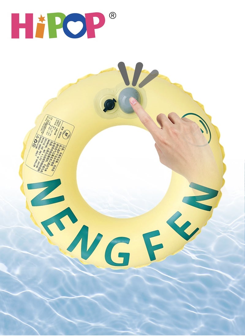 HIPOP Self-Inflating Children's Swimming Ring,PVC Thickening Material,Children Floating Toys  - Image 1