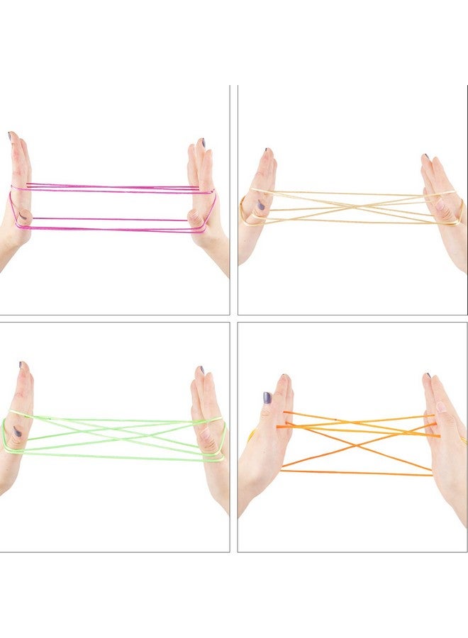 Poen لعبة خيوط قطة بون 10 قطع - لعبة خيوط قطة بطول 65 بوصة، 10 ألوان - Image 4