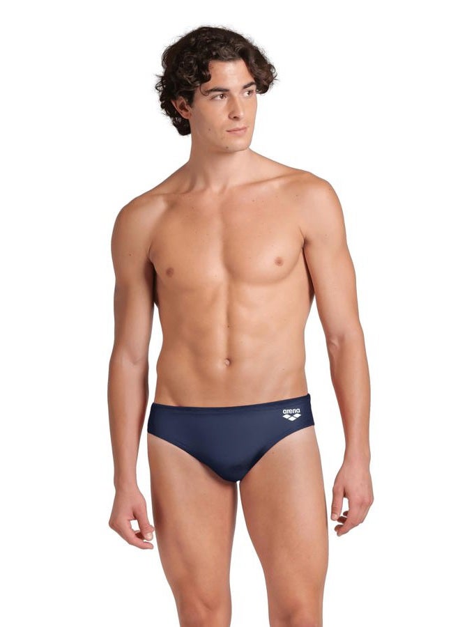 arena Feel Men's Dynamo Swim Brief Athletic Swimwear Sports Bathing Suit Waterfeel Stretchy Fitness Swimming Stylish Swimsuit Beach and Pool, Navy, US Size 34 - Image 1