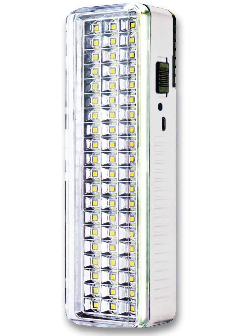 IDOLESHOP - IDOLESHOP 60 LED Light with Android Charging Support Rechargeable Lantern Emergency Light White - Image 1