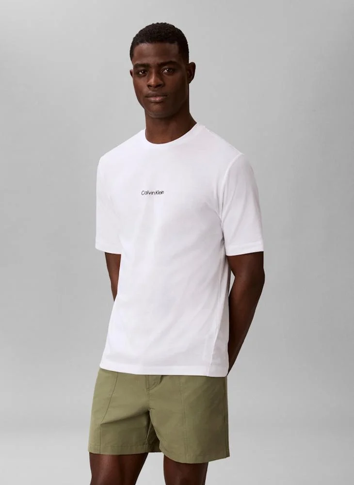 CALVIN KLEIN  Logo Crew Neck T-Shirt for Men | Best Price UAE