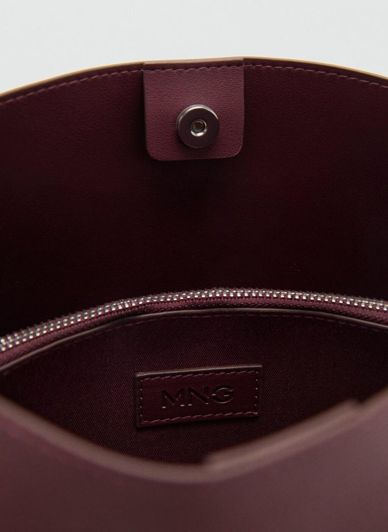 مانجو حقيبة تسوق صغيرة بإبزيم - Image 5