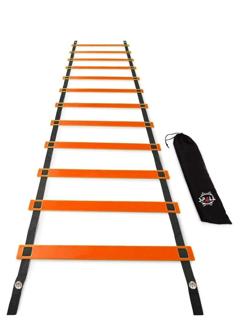 Spall Agility Ladder,12 Steps to 24 Steps Adjustable Speed Ladder Training Ladder Speed Training Equipment with Carry Bag, Football Flexibility Training Jumping Ladder  - Image 1