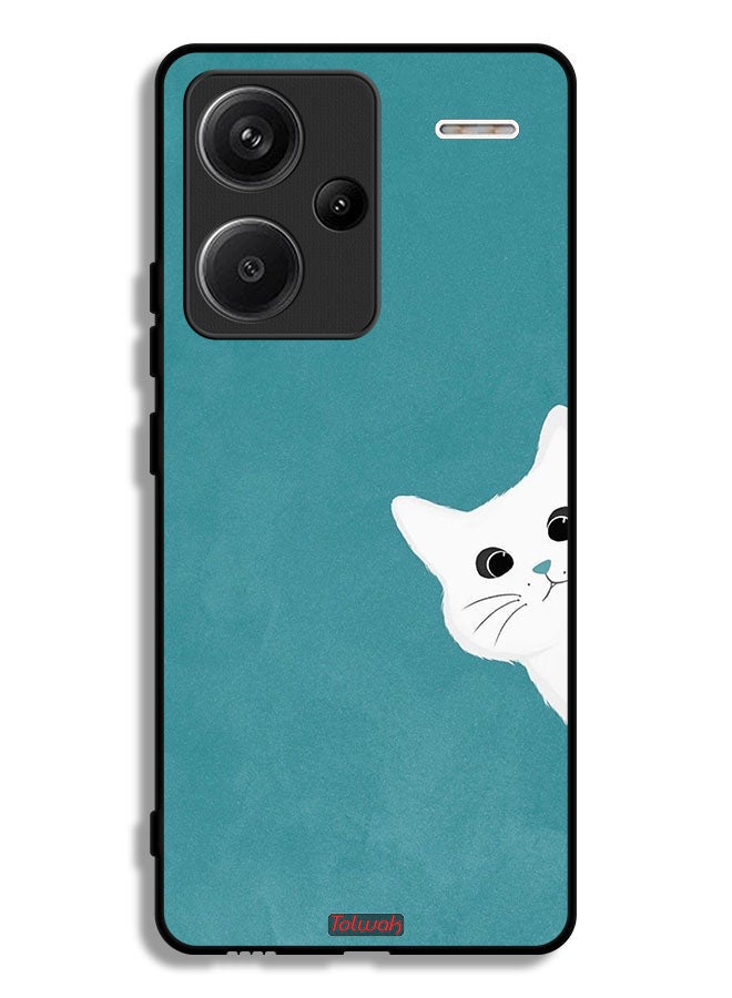 Tolwak Xiaomi Redmi Note 13 Pro Plus Protective Case Cover Cat Appearing - Image 1