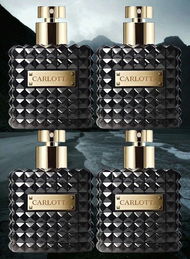 Absolute 4 Pieces Carlotta Black Perfume 100ml EDT - Image 1