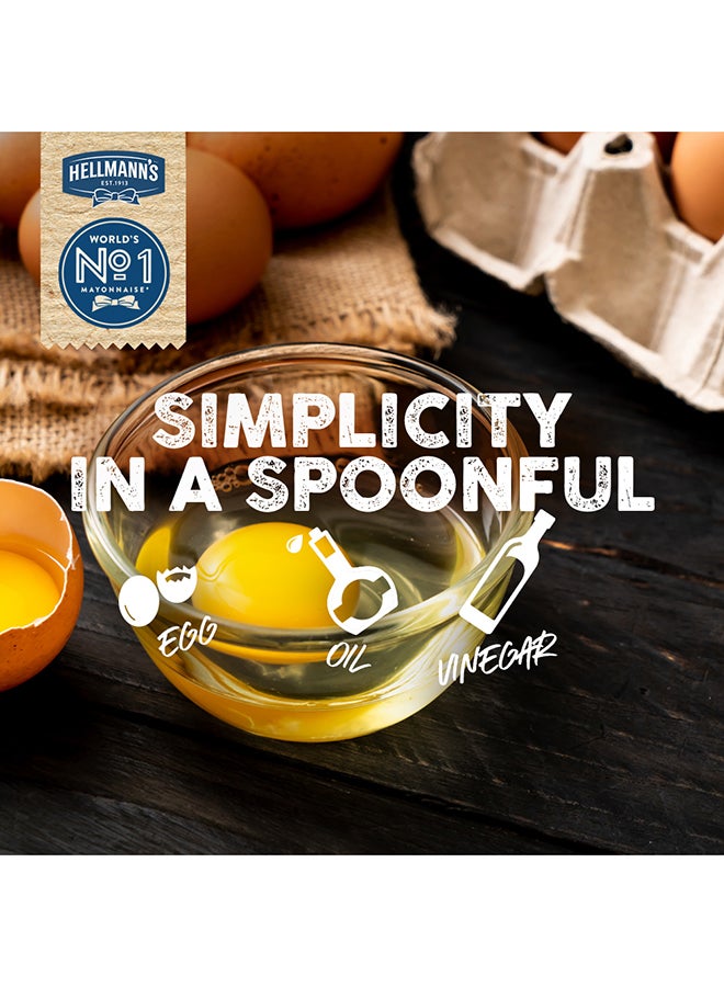 Hellmann's Mayonnaise, Ideal as a dip, dressing or spread, Real, 100% recycled plastic bottle, 410g  - Image 4