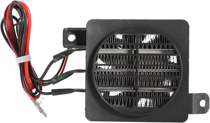 Pssopp Constant Temperature PTC Fan Car Heater, Portable Space Heating Device for Small Instruments, 12V/24V Rated Power 180W/300W, Ideal for Vehicles and Incubators (24V 150W) - Image 5